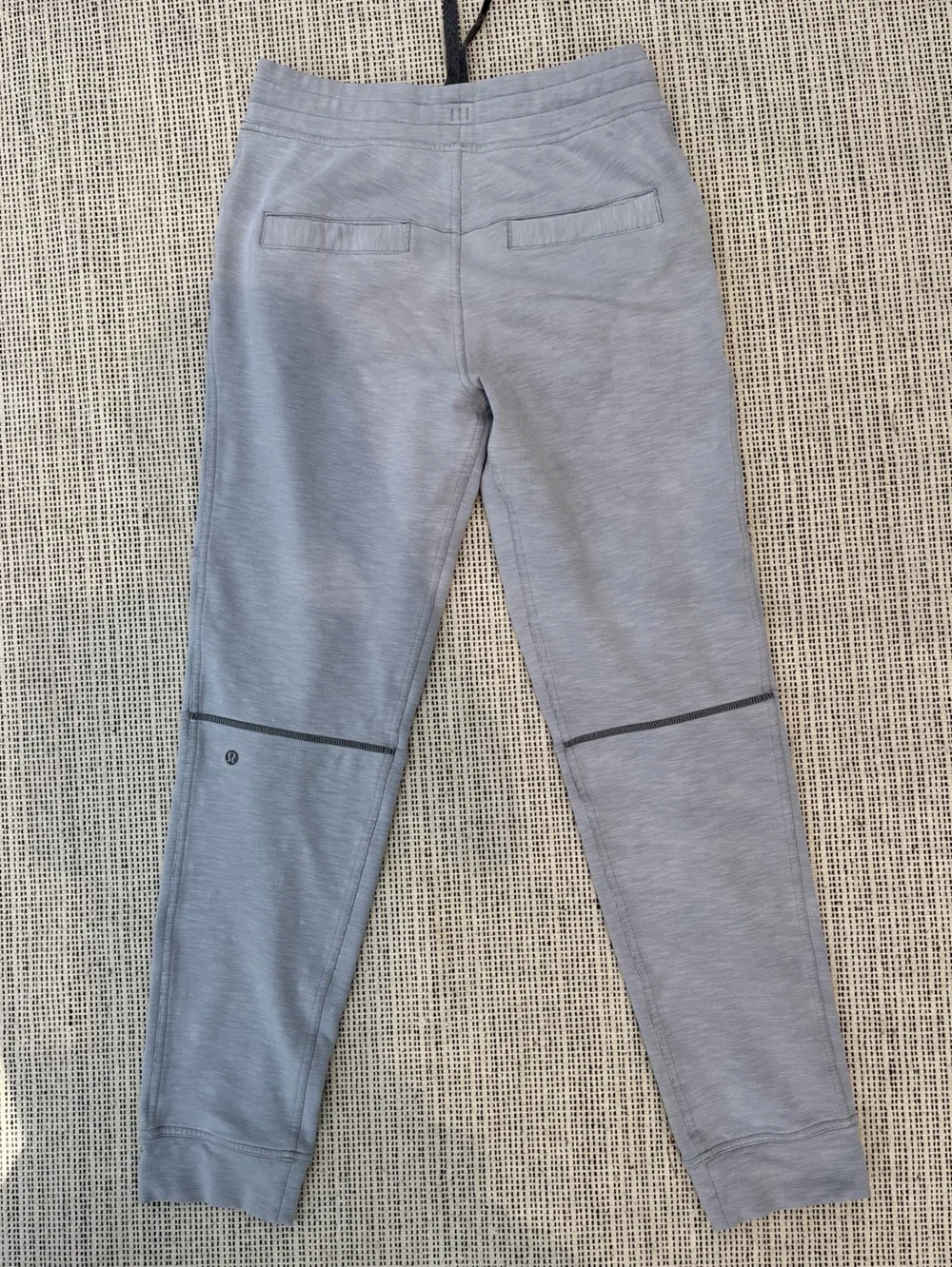 lululemon athletica Gray Jogger Track Pants with Black Drawstring